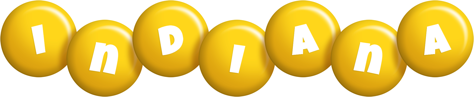 Indiana candy-yellow logo