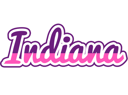 Indiana cheerful logo