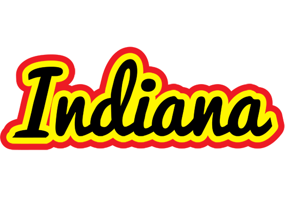 Indiana flaming logo
