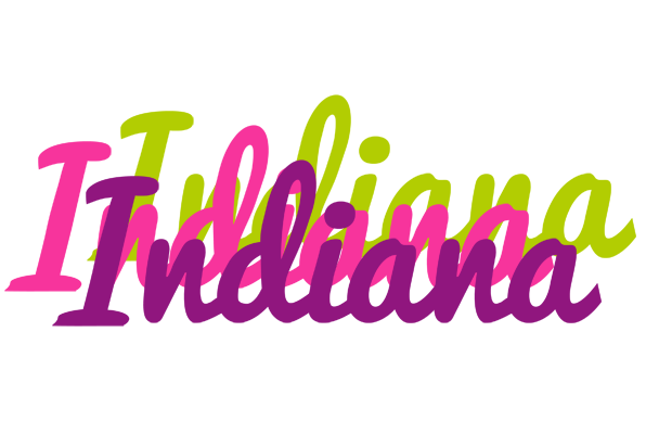 Indiana flowers logo