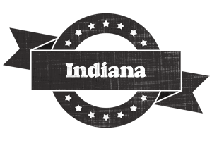 Indiana grunge logo
