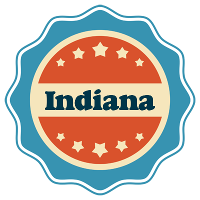 Indiana labels logo