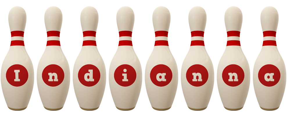 Indianna bowling-pin logo