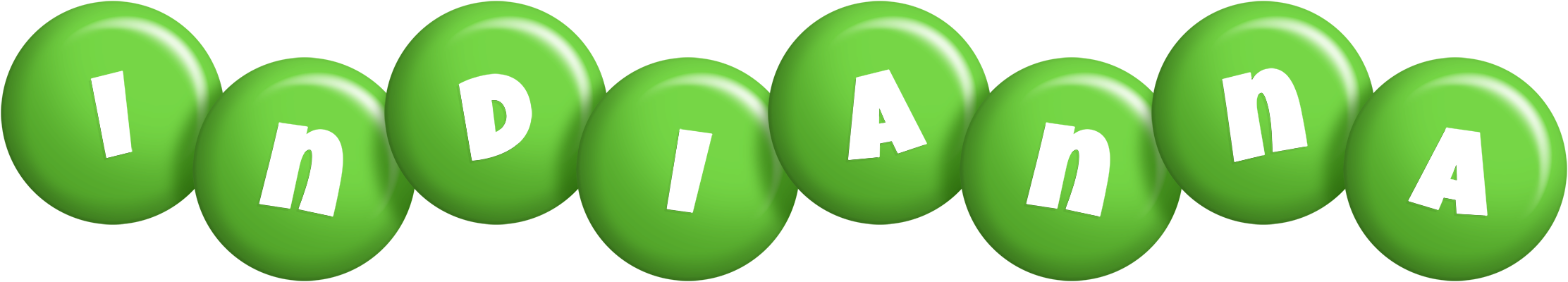 Indianna candy-green logo
