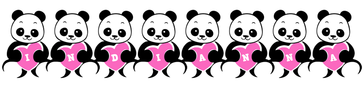 Indianna love-panda logo