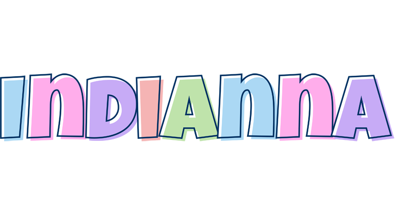 Indianna pastel logo