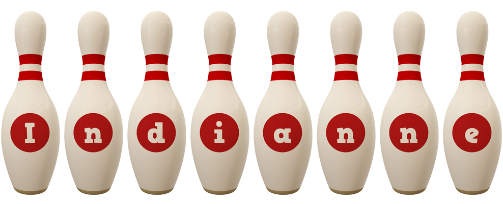 Indianne bowling-pin logo