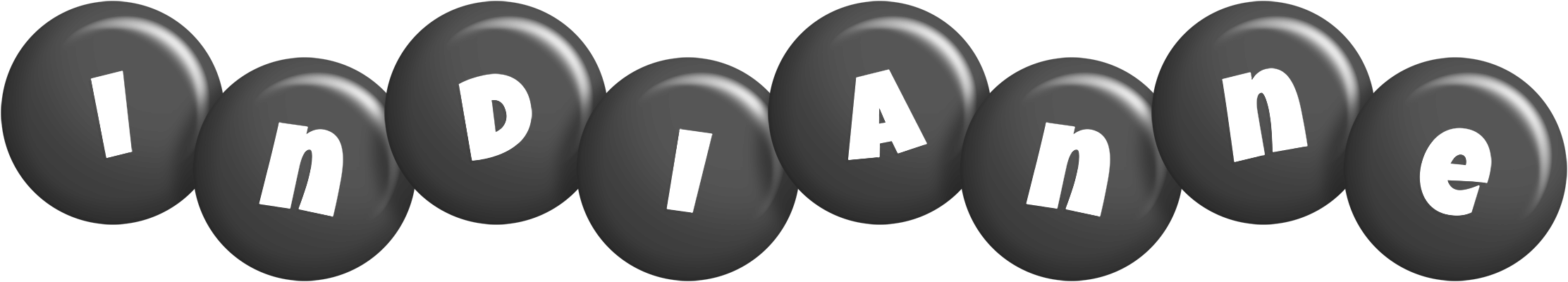 Indianne candy-black logo