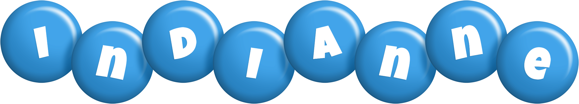 Indianne candy-blue logo