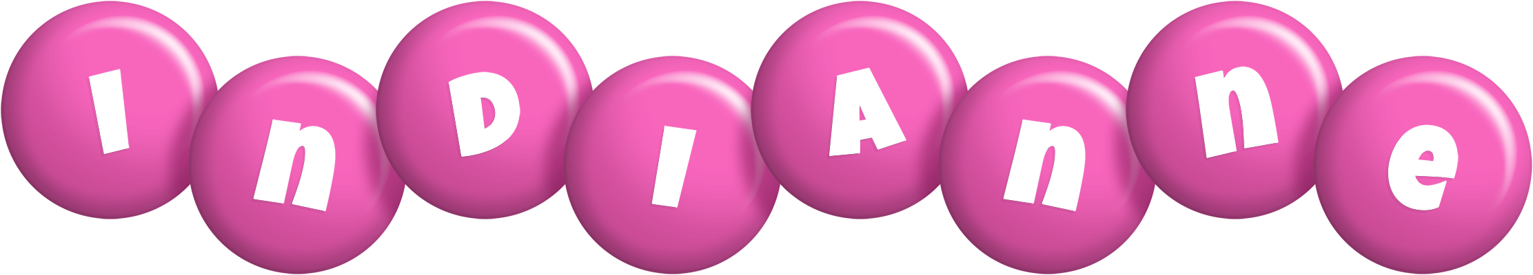 Indianne candy-pink logo
