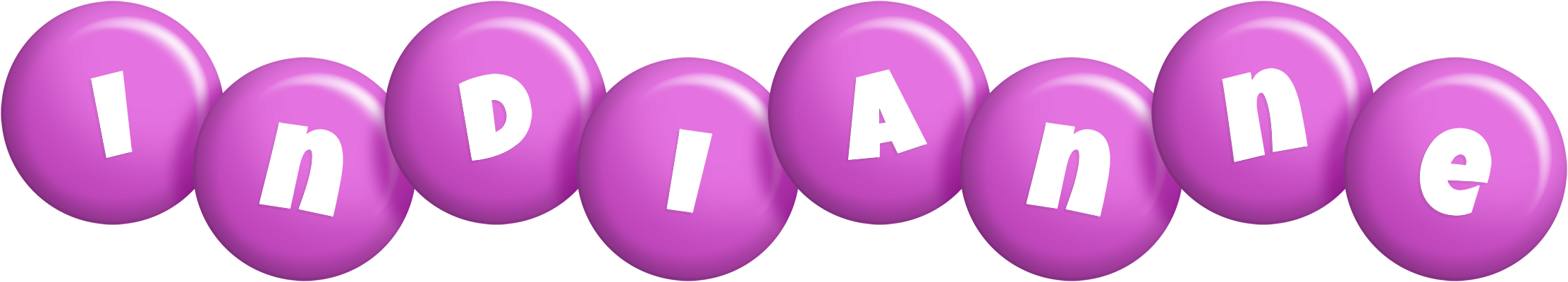Indianne candy-purple logo