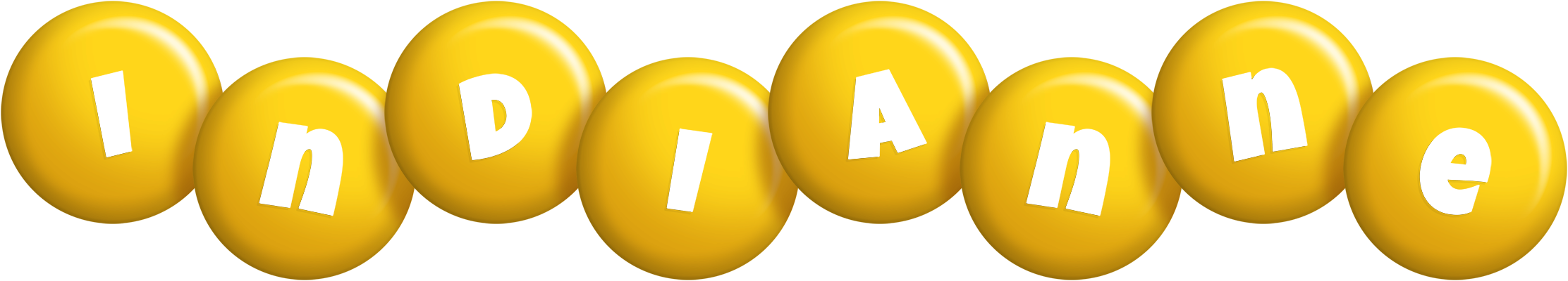 Indianne candy-yellow logo