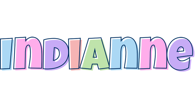 Indianne pastel logo