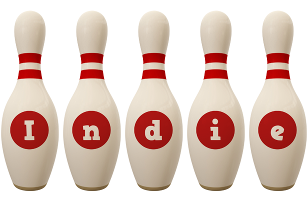 Indie bowling-pin logo