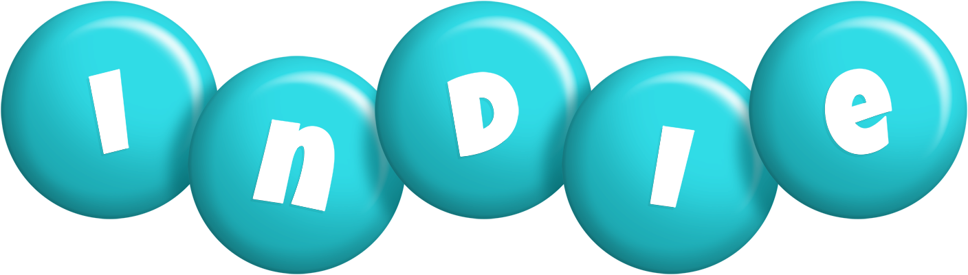 Indie candy-azur logo