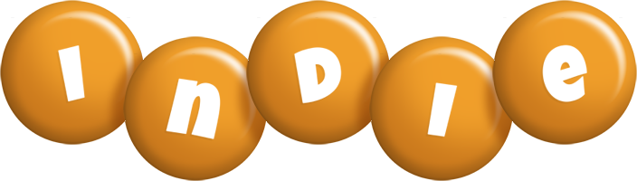 Indie candy-orange logo