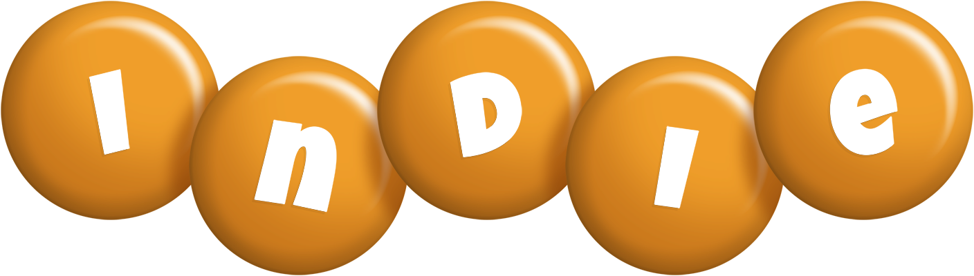 Indie candy-orange logo