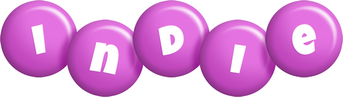 Indie candy-purple logo