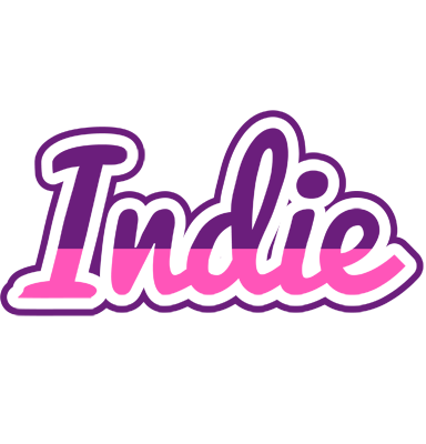 Indie cheerful logo