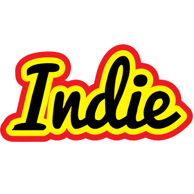 Indie flaming logo