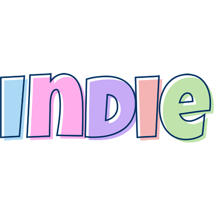 Indie pastel logo