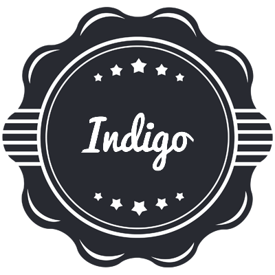 Indigo badge logo