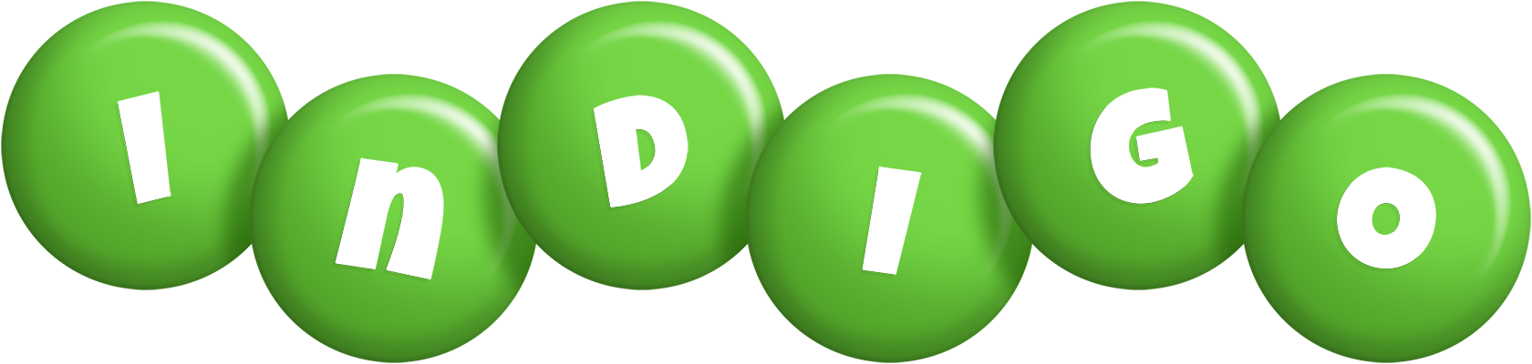 Indigo candy-green logo
