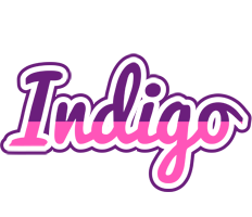 Indigo cheerful logo