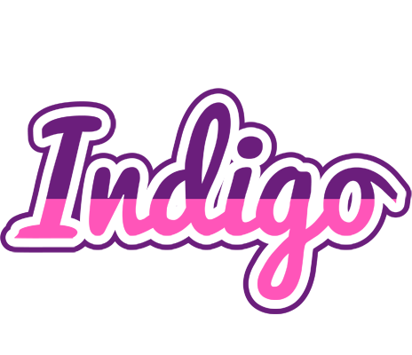 Indigo cheerful logo