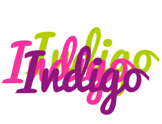 Indigo flowers logo