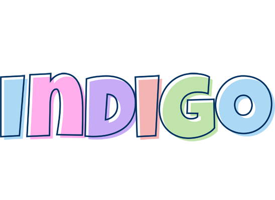 Indigo pastel logo