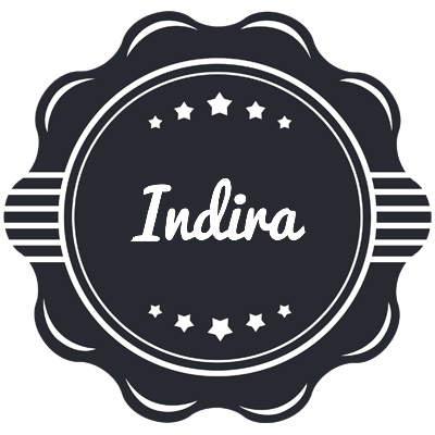 Indira badge logo