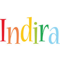 Indira birthday logo