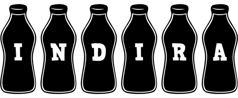 Indira bottle logo