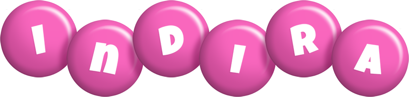 Indira candy-pink logo