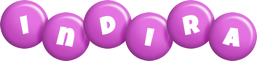 Indira candy-purple logo