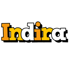 Indira cartoon logo