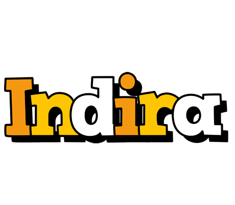 Indira cartoon logo