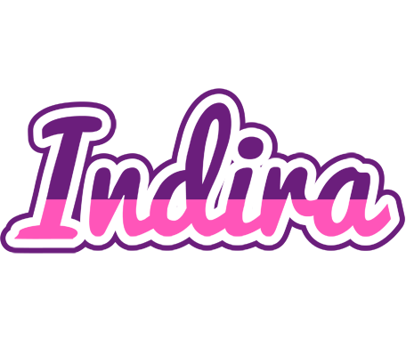 Indira cheerful logo