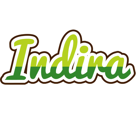 Indira golfing logo