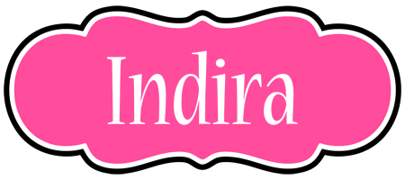 Indira invitation logo