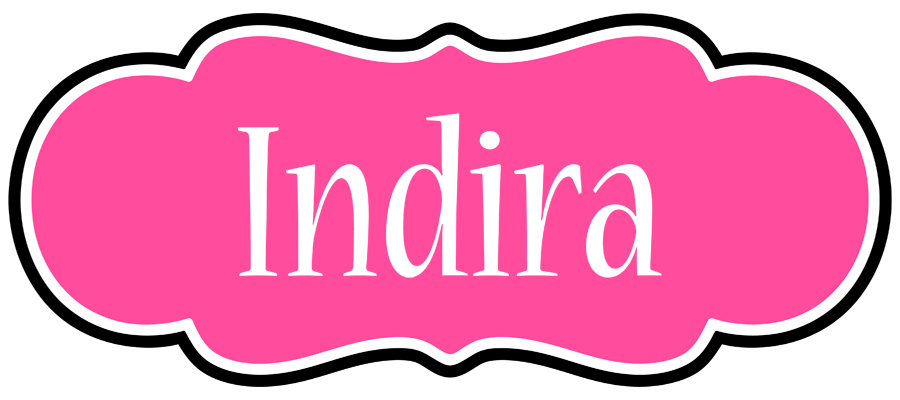 Indira invitation logo