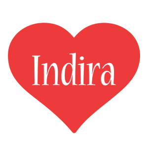 Indira love logo
