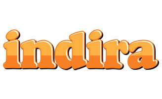 Indira orange logo