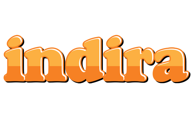 Indira orange logo