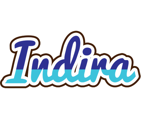 Indira raining logo