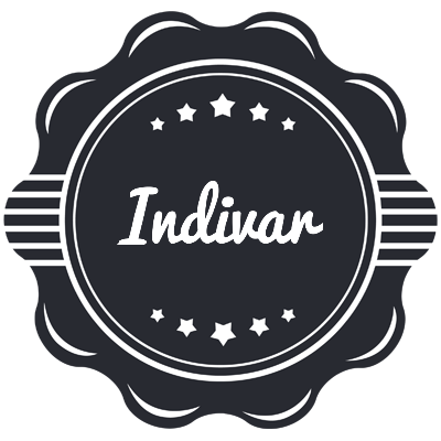 Indivar badge logo