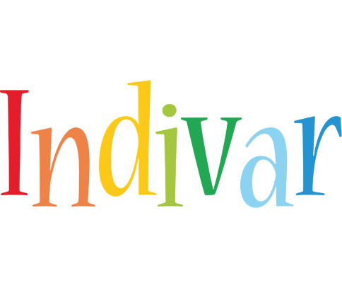 Indivar birthday logo