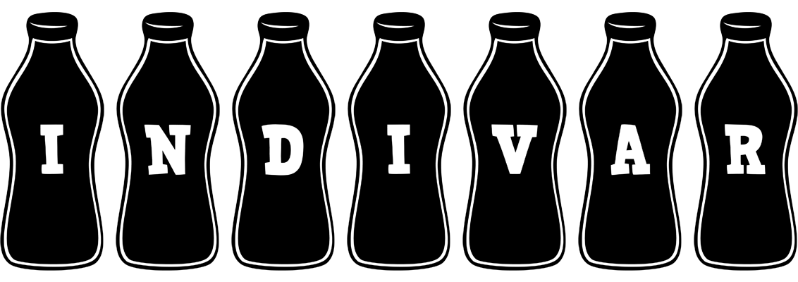 Indivar bottle logo