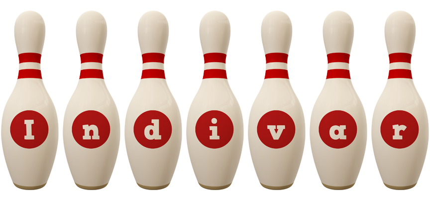 Indivar bowling-pin logo